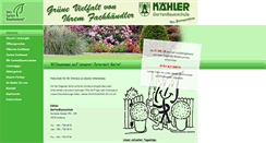Desktop Screenshot of kaehler-gartenbaumschule.de